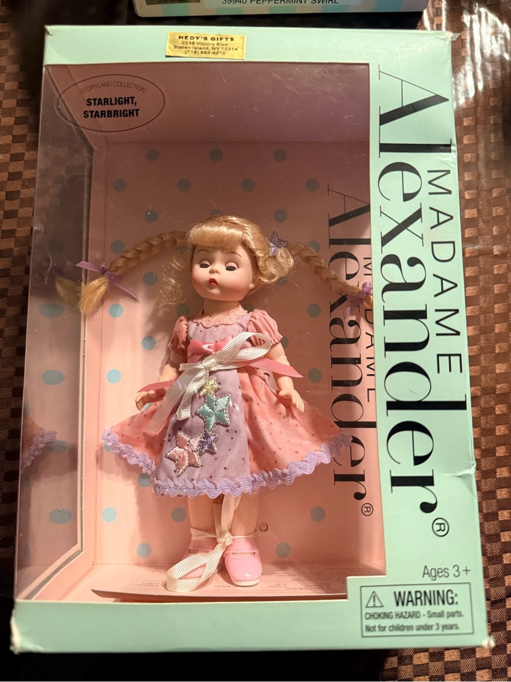 Madame Alexander Pink and Lavender Star Appliqué Doll